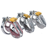 Bird Lock Chastity Cage Silver
